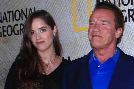 Christina Schwarzenegger mit Papa Arnold bei einem Event