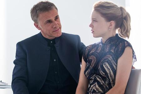 Christoph Waltz und Léa Seydoux in 