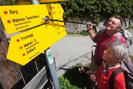 Leichte Routen sind ideal für Bestager
