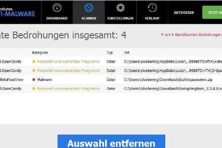 Malewarebytes Anti-Malware Free reinigt infizierte Windows-Systeme besser als andere Tools.