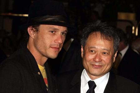 Ang Lee (r.) schwärmte in den höchsten Tönen von der Zusammenarbeit mit Heath Ledger