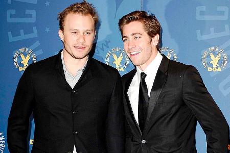 Heath Ledger (l.) und Jake Gyllenhaal waren eng befreundet