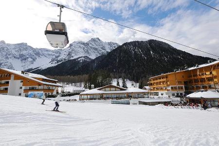 Keine 50 Meter zum Lift: Bad Moos - Dolomites Spa Resort