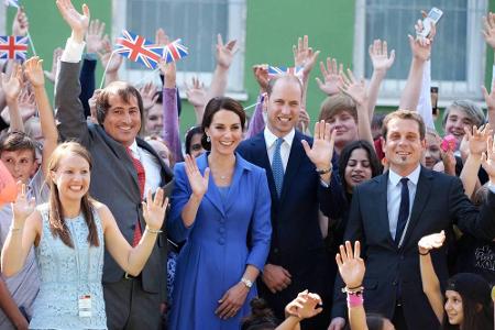 Drei Tage lang waren William und Kate (beide 35) in Deutschland zu Gast und wurden mit offenen Armen und Union-Jack-Fahnen e...