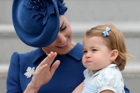Prinzessin Charlotte war anfangs noch ein wenig skeptisch