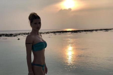 Michelle Hunziker schickte sexy Neujahrsgrüße im Bikini...