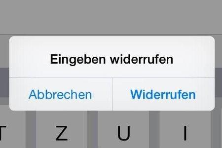 Letzte Texteingabe schnell löschen.