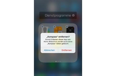 Vorinstallierte Apps löschen