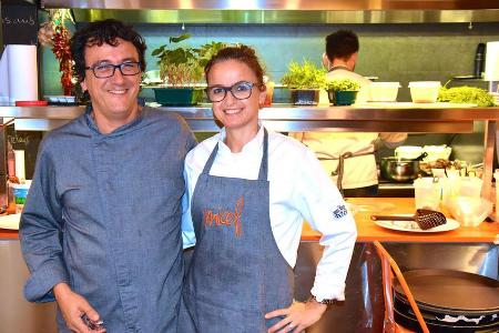 Starkes Team: Maria und Javier im Restorante Micoli