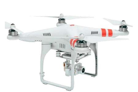 Der rund 1000€ teure Quadrocopter DIJ Phantom 2 Vision bietet über 20 Minuten Flugdauer und eine schwenkbare Kamera die dank...
