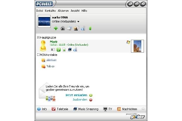 Freunde & Bekannte online sehen, chatten, Dateien tauschen und telefonieren - all das geht mit dem Goober Messenger. Der Goo...