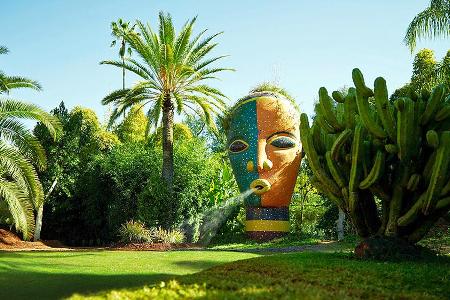 Skulptur in Anima, dem Fantasiegarten von André Heller
