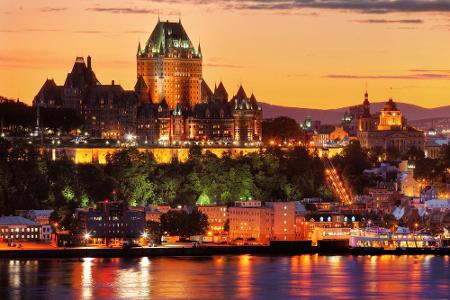 Château Frontenac - liegt nicht an der Loire, wie man vielleicht meinen könnte, sondern am Sankt-Lorenz-Strom im kanadischen...