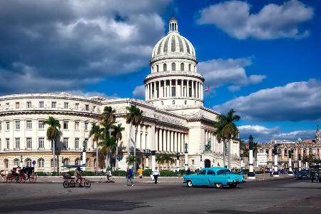 Sitz des kubanischen Parlaments: Das Kapitol in Havanna