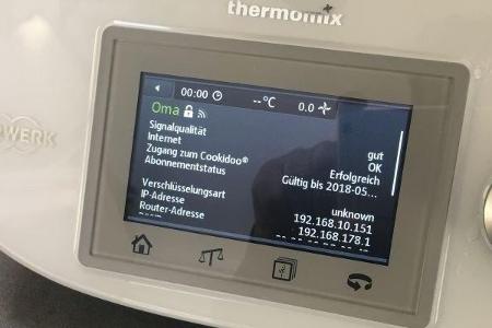 Um in den Genuss aller Funktionen zu kommen, verbindet man den Thermomix TM5 mit Cookidoo optimaler Weise per WLAN.