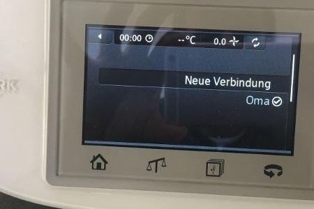 Die Verbindung mit dem WLAN lässt sich mit dem Cook-Key jederzeit ändern.