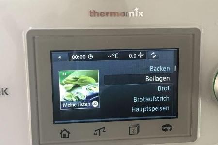 Rezeptlisten für den Thermomix stehen mit der Cookidoo-App zur Verfügung.