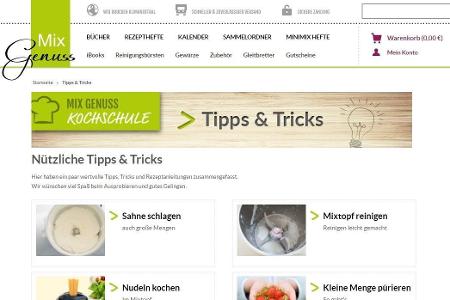 Tipps rund um den Thermomix finden sich bei Mix-Genuss.