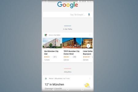 Gewünschte Karten die Sie sich von Google Now anzeigen lassen möchten wählen Sie in den Einstellungen aus.