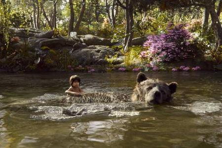 ...agierte der Kinderschauspieler Neel Sethi mit Dschungeltieren, deren Stimmen von Stars wie Idris Elba, Bill Murray und Be...