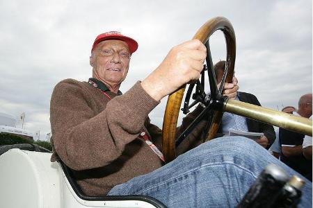 Auch in hohem Alter nicht zu bremsen. Niki Lauda sprüht vor Lebensfreude.