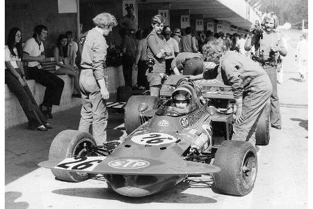 1971 am Österreichring begann die F1-Karriere des Wieners. Mit einem Bankkredit finanzierte er sein Debüt im March 711 mit e...