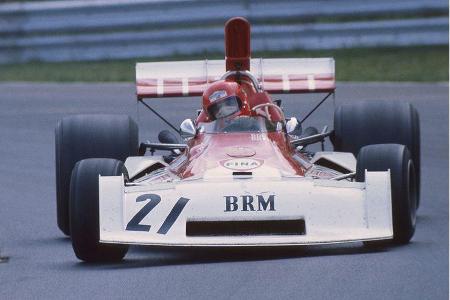 Im neuen BRM P160 mit V12 konnte Lauda erstmals sein Talent und seinen Speed zeigen.