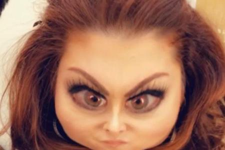Schauspielerin Debra Messing hatte sichtlich Spaß mit einem Snapchat-Filter, wie sie auf Instagram bewies.