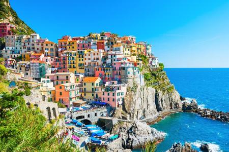 Wir bleiben in Italien. Verlässt man das schöne Venedig, geht es weiter an die Ligurische Küste nach Manarola im Cinque Terr...