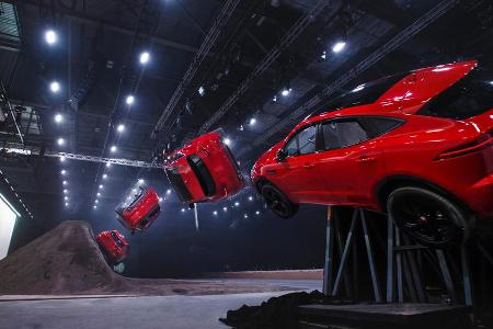 So sah der Stunt mit dem E-Pace aus