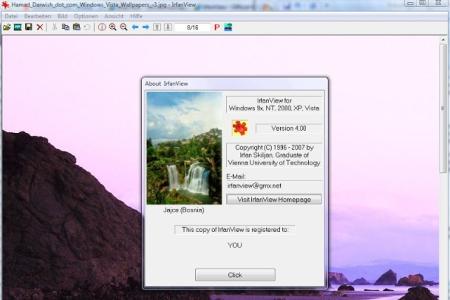 Die Freeware IrfanView ist ein Bildbetrachter, der über 70 Grafik- und Filmformate (beispielsweise BMP, CRW, EPS, GIF, IMG, ...