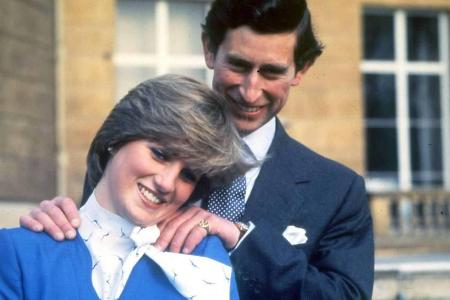 Trügerischer Schein: Diana Spencer und Prinz Charles bei der Verlobung