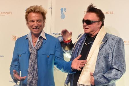 Die Wahl-Amerikaner Siegfried und Roy sind auch Teil der CDU-Kampagne. Das Magier-Duo unterstützt die Kanzlerin, 