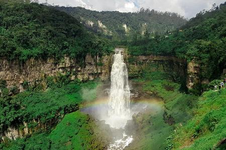 An den malerischen Tequendama-Wasserfällen fanden schon viele Menschen den Tod