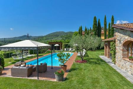 Reizvolle Alternative zum Hotel: Ferienvilla in der Toskana