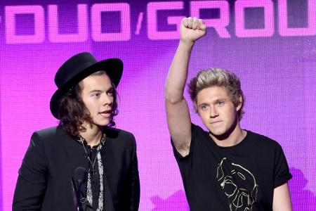 Frauenschwarm Harry Styles (l.) und Bandkollege Niall Horan