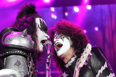 Gene Simmons und Tommy Thayer in der Münchner Olympiahalle