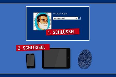 Die Multifaktor-Authentifizierung in Windows 10 erlaubt eine wirklich sichere Anmeldung.