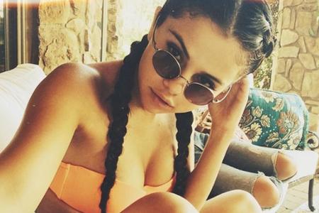 Klassiker John-Lennon-Brille: Selena Gomez auf Instagram