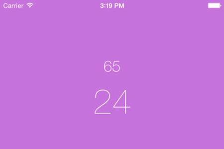 Mit der minimalistischen iOS-App 
