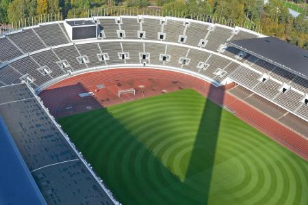 Das Olympiastadion zu Helsinki sah wegen des 2. Weltkrieges nie Olympische Spiele, dafür viele Leichtathletikveranstaltungen...