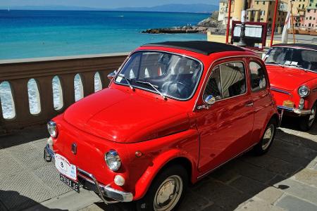Auch die Italiener hatten ihren Liebling: Fiat Nuova 500. Vom Nachfolger des Topolino wurden zwischen 1957 und 1977 rund 3,7...