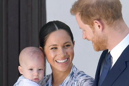 Herzogin Meghan und Prinz Harry mit ihrem Sohn Archie