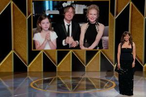 Nicole Kidman zeigt ihre Töchter Sunday und Faith bei den Globes