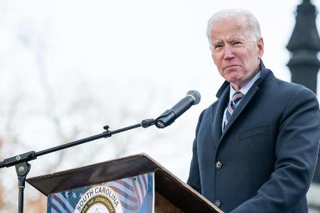 Joe Biden muss aktuell ohne seine Schäferhunde auskommen.