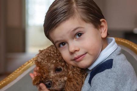 Prinz Oscar von Schweden feiert seinen fünften Geburtstag. Prinz Oscar von Schweden feiert seinen fünften Geburtstag.