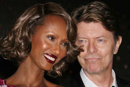 Ein echtes Traumpaar: David Bowie und Iman.