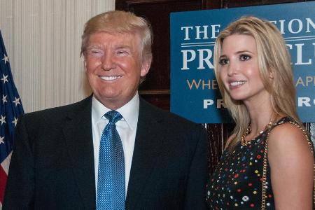 Donald Trump und Tochter Ivanka bei einer Veranstaltung