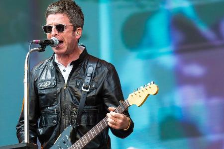 Noel Gallagher bei einem Auftritt in Schottland.