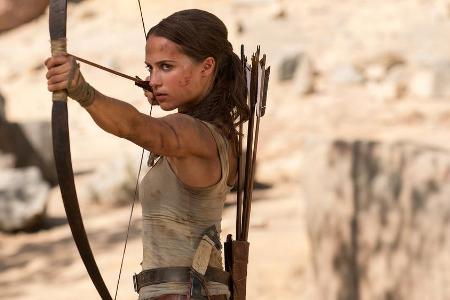 Alicia Vikander als Lara Croft in 